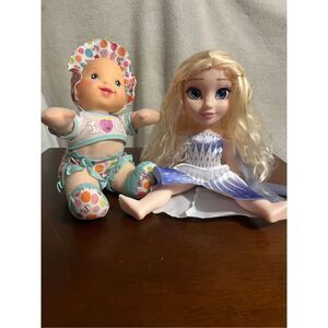 Set of 2 dolls Elsa magic in motion and friend